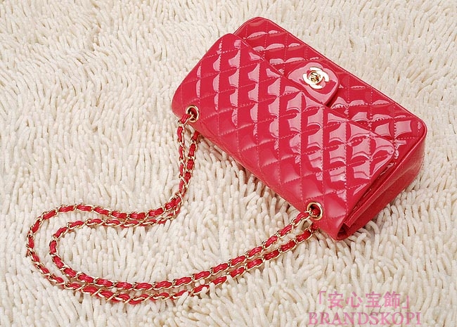 CHANEL/シャネル 金具付きチェーンショルダーバッグ ピンク×シルバー金具 /ゴールド金具 CH042107