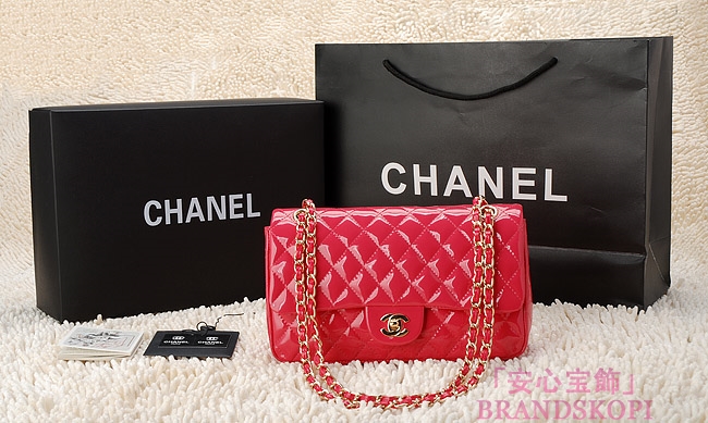 CHANEL/シャネル 金具付きチェーンショルダーバッグ ピンク×シルバー金具 /ゴールド金具 CH042107