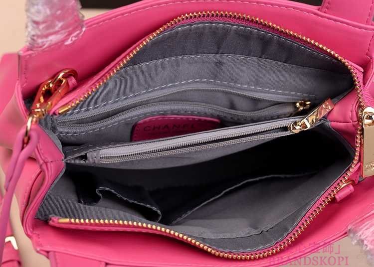 2014春夏新作新品 シャネル トートバッグ/ピンク/レザー(金具:ゴールド) A69960 Pink