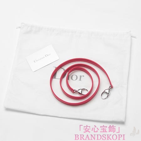 クリスチャンディオール/Christian Dior/ ロゴチャーム付きハンドバッグ(２ＷＡＹ仕様)/LADY DIOR レディディオール /ゼラニウムcal44501 m271
