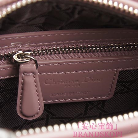 クリスチャンディオール/Christian Dior/ ロゴチャーム付きハンドバッグ(２ＷＡＹ仕様)/LADY DIOR レディディオール /オールドローズvrb44551 m424