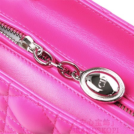 クリスチャンディオール/Christian Dior/ ロゴチャーム付きハンドバッグ(２ＷＡＹ仕様)/Lady Dior/レディディオール /ローズピンクcal44551 279