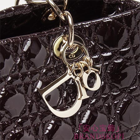 クリスチャンディオール/Christian Dior/ トートバッグ/DIOR SOFT ディオールソフト /ダークアメジストm0956 ovrk m488
