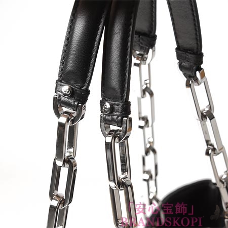 クリスチャンディオール/Christian Dior/ レザーハンドバッグ/NEW LOCK /ブラックm9813pssq 900