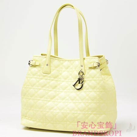 クリスチャンディオール/Christian Dior/ トートバッグ/PANAREA パナレア /Jaune Pale m1017ppcd 222