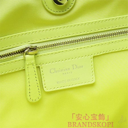 クリスチャンディオール/Christian Dior/ トートバッグ/PANAREA/パナレア /シャーベットイエローm1010ppcd 249u