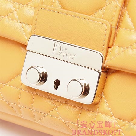 クリスチャンディオール/Christian Dior/ レザーポーチ/ラージ NEW LOCK /アンバーs0435o ssq m268