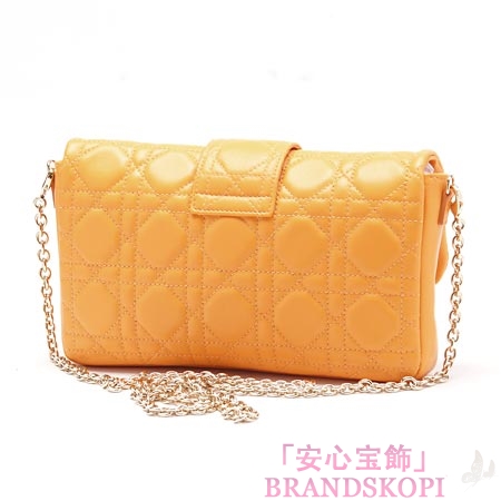 クリスチャンディオール/Christian Dior/ レザーポーチ/ラージ NEW LOCK /アンバーs0435o ssq m268