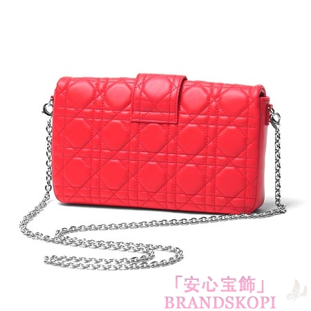 クリスチャンディオール/Christian Dior/ ショルダーバッグ(２ＷＡＹ仕様)/Miss Dior/ミスディオール /ゼラニウムレッドs435pssq 271