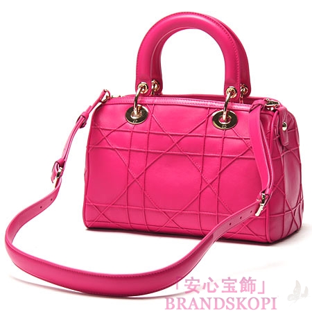 クリスチャンディオール/Christian Dior/ ハンドバッグ/GRANVILLE グランヴィル /フューシャピンクm1309ogca 431u