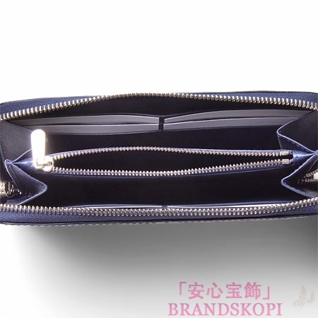 クリスチャン ディオール/Christian Dior/ ラウンドファスナー 長財布[小銭入れ付き]/TUTTI/トゥッティ /ネイビーs0047 pvdc 550