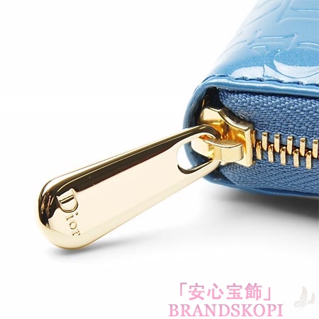 クリスチャンディオール/Christian Dior/ ラウンドジップ長財布[小銭入れ付き]/Voyageur /クリアコバルトブルーs0047gepc 597u