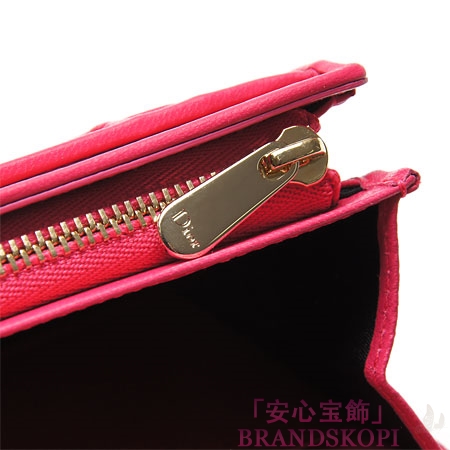 クリスチャンディオール/Christian Dior/ 長財布[チェーン/小銭入れ付き]/GRANVILLE /FUCHSIA  s0060oabn 431