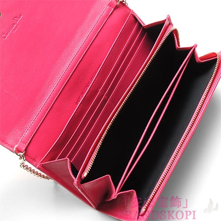 クリスチャンディオール/Christian Dior/ 長財布[チェーン/小銭入れ付き]/GRANVILLE /FUCHSIA  s0060oabn 431