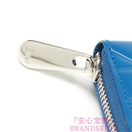 クリスチャンディオール/Christian Dior/ ラウンドファスナー 長財布[小銭入れ付き]/TUTTI DIOR /Bleu s0047 pvdc 503