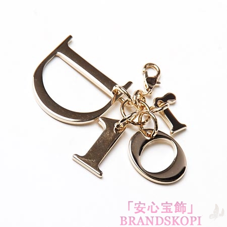 クリスチャンディオール/Christian Dior/ ロゴチャーム付き ラウンドファスナー コインケース/LADY DIOR/レディディオール /Orange vif cal43095p m672u