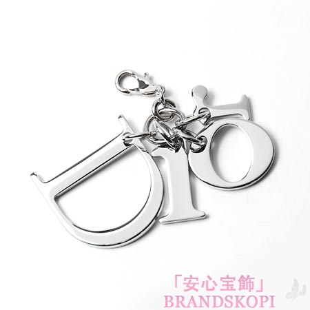 クリスチャンディオール/Christian Dior/ ロゴチャーム付き ラウンドファスナー コインケース/LADY DIOR/レディディオール /Noir cal43095p n0a3u