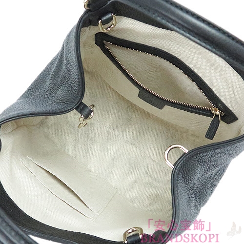 グッチ トートバッグ GUCCI 2WAYショルダーバッグ 『2016年春夏新作』SOHO/ソーホー タッセル レザー ブラック 336751 A7M0G 1000