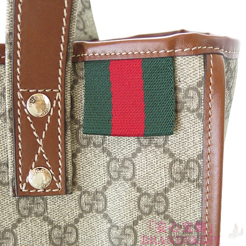 グッチ トートバッグ GUCCI バッグ VINTAGE/ヴィンテージ GGプラス PVC GG柄 ベージュ×ブラウン 211135 KGD3G 8527