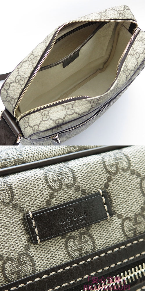 グッチ GUCCI ショルダーバッグ/ななめがけ JOY GG柄PVC/GGプラス ベージュ×ブラウン 201448 KGDIG 8588