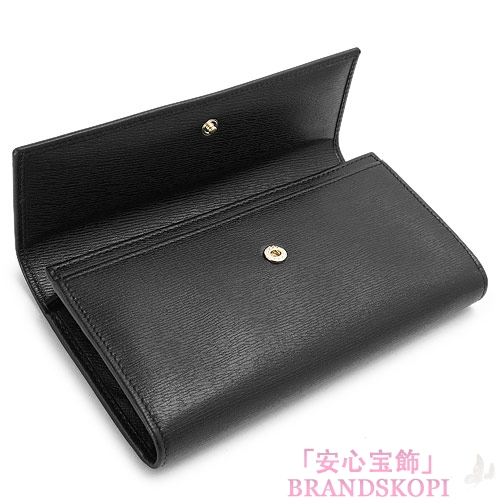 グッチ 長財布 GUCCI 財布 二つ折り BETTY SHANGAI/ベティ レザー ブラック 309702 ARU0G 1000