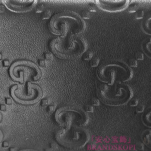 グッチ カードケース GUCCI パスケース グッチシマ/GG柄レザー ブラック 146231 A0V1R 1000