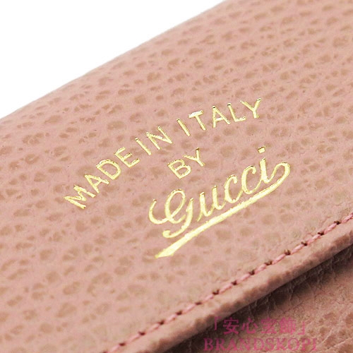 グッチ キーケース GUCCI 6連フック SWING DOLLAR/スウィングドーラー レザー ソフトピンク 354499 CAO0G 5806