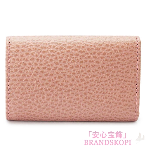 グッチ キーケース GUCCI 6連フック SWING DOLLAR/スウィングドーラー レザー ソフトピンク 354499 CAO0G 5806