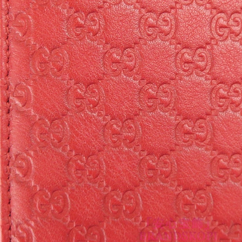 グッチ 長財布 GUCCI 財布 ラウンドファスナー NICE/ニース マイクログッチシマ ハイビスカスレッド 309758 BMJ1G 6433