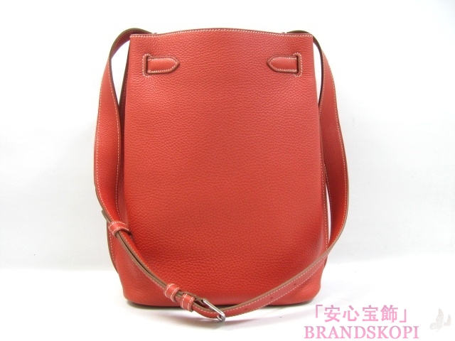 エルメス（HERMES）新品SOケリー ショルダーバッグトリヨンクレマンス/サンギンヌ（金具：シルバー） her790545  