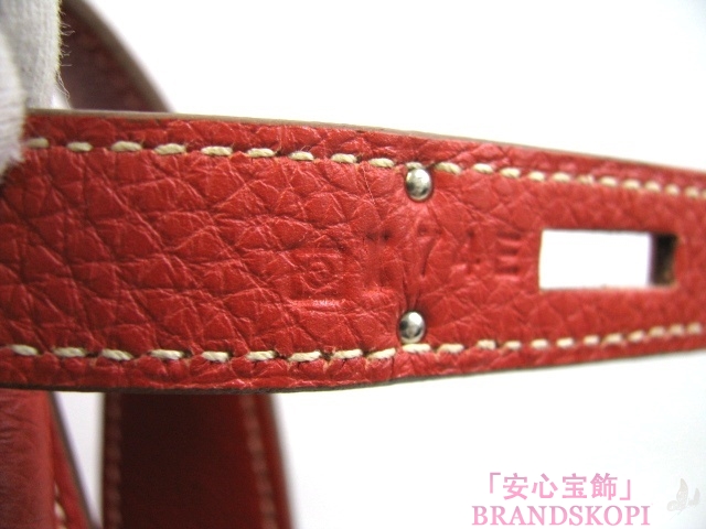 エルメス（HERMES）新品SOケリー ショルダーバッグトリヨンクレマンス/サンギンヌ（金具：シルバー） her790545  