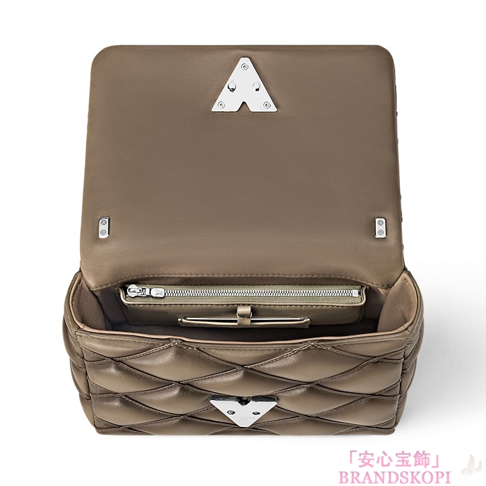 ルイヴィトン新作 ラムレザー GO-14 MMトープ M23045