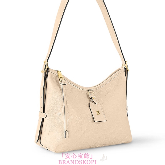 ルイヴィトン新作キャリーオール ジップ NM PM クリームベージュM46293