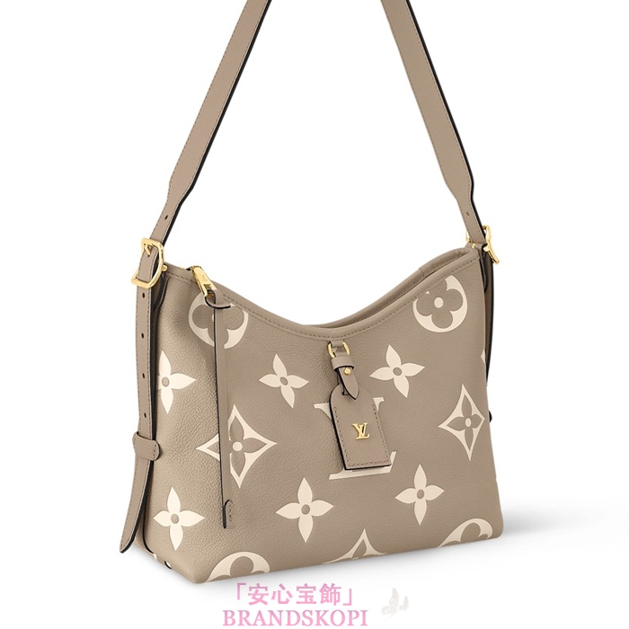ルイヴィトン新作キャリーオール ジップ NM PM クリーム M47180