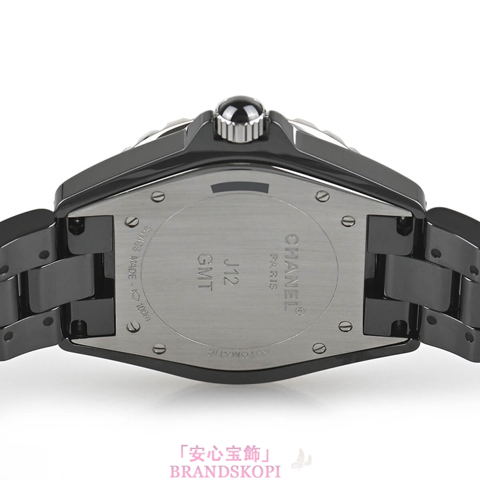 シャネルJ12時計メンズ 自動巻き GMT 42MM H2012