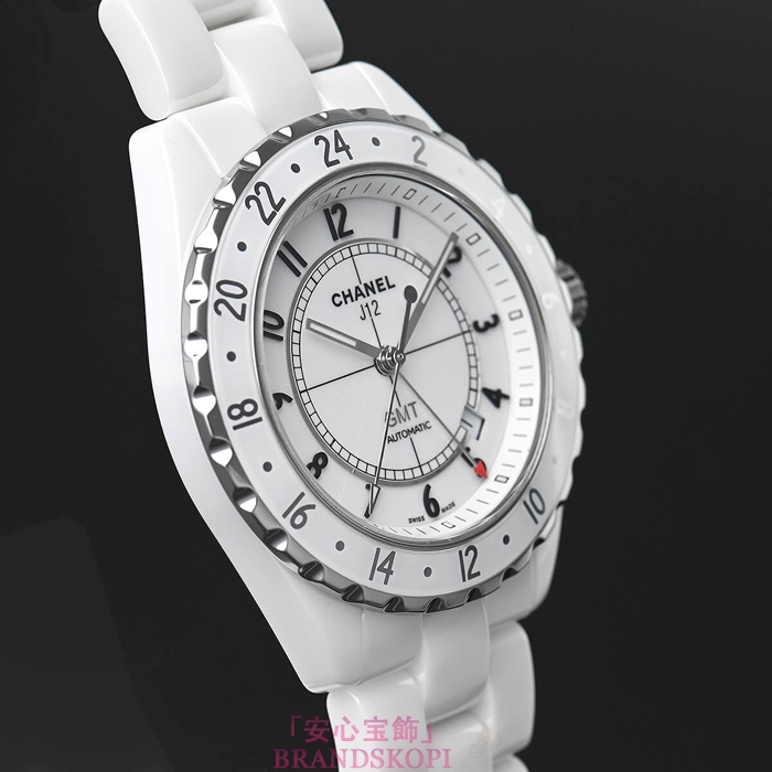 シャネルJ12時計メンズ 自動巻き GMT 42MM 世界限定2000本 H2126