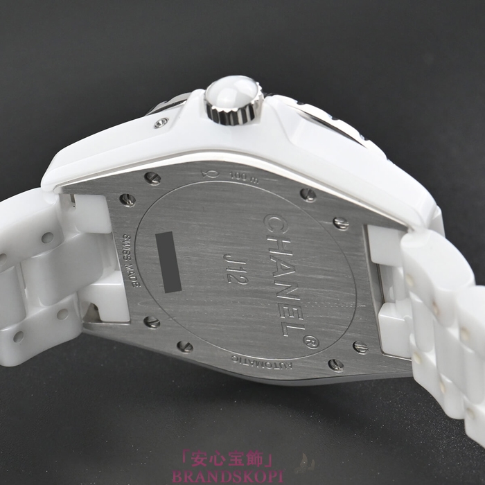 シャネルJ12時計メンズ 自動巻き ファーズ ドゥ リュヌ 38MM H3404