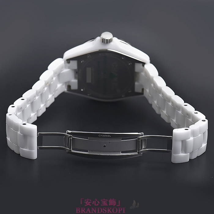 シャネルJ12時計メンズ 自動巻き ブルーライト 38MM 世界限定2000本 H3827