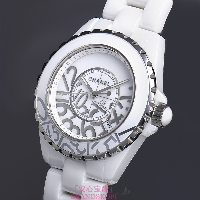 シャネルJ12時計メンズ 自動巻き グラフィティ 38MM 世界限定1200本 H5240