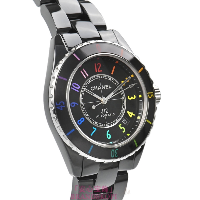 シャネルJ12時計メンズ 自動巻き エレクトロ 38MM 世界限定1255本 H7122