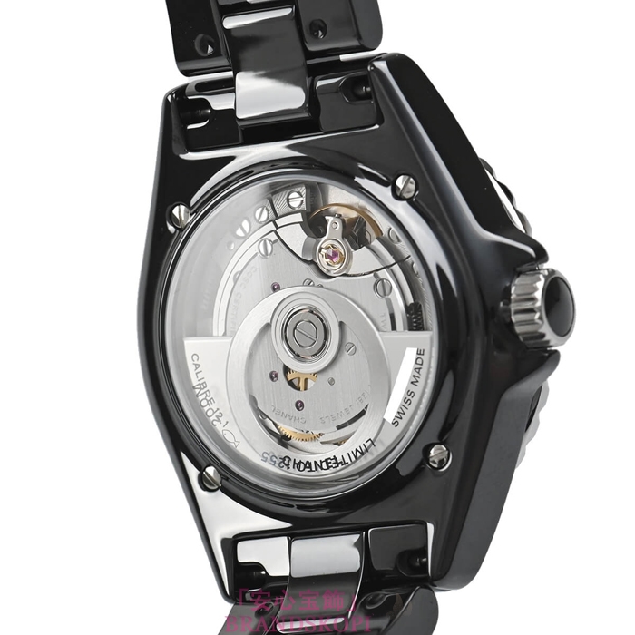 シャネルJ12時計メンズ 自動巻き エレクトロ 38MM 世界限定1255本 H7122