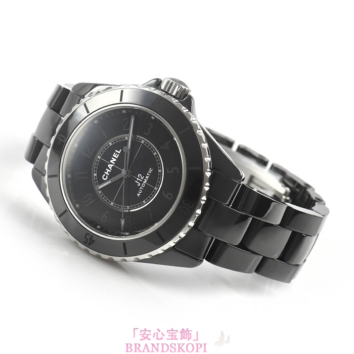 シャネルJ12時計メンズ 自動巻き ファントム キャリバー12.1 38MM 世界限定1200本 H6185