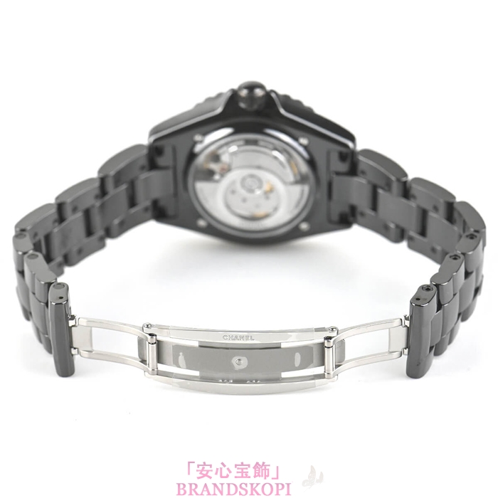 シャネルJ12時計メンズ 自動巻き ウォンテッド ドゥ シャネル 38MM 限定生産 H7418