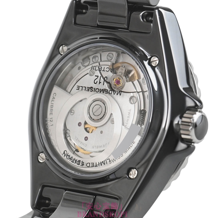 シャネルマドモアゼル J12 自動巻きラ パウザ 38MM H7609