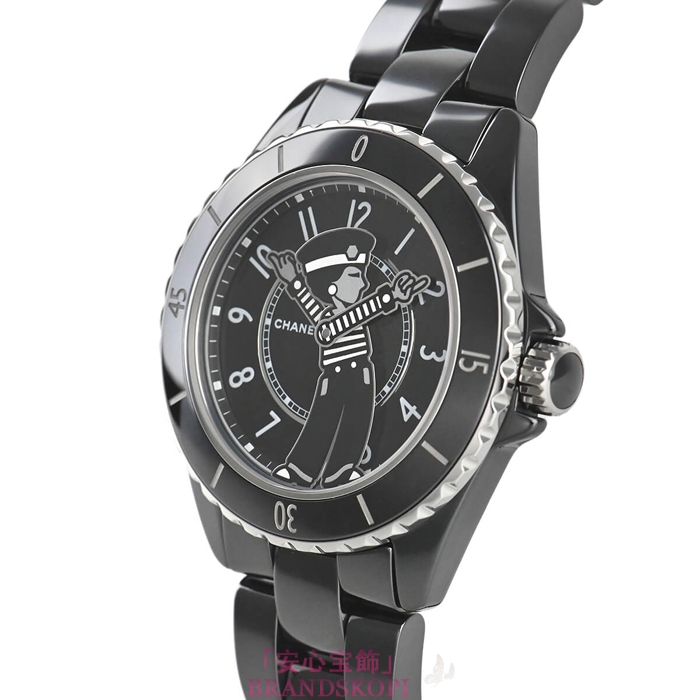 シャネルマドモアゼル J12 自動巻きラ パウザ 38MM H7609