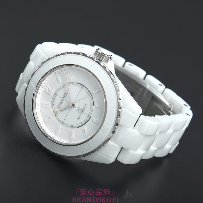 シャネルJ12時計メンズ 自動巻き ファントム キャリバー12.1 38MM 世界限定1200本 H6186