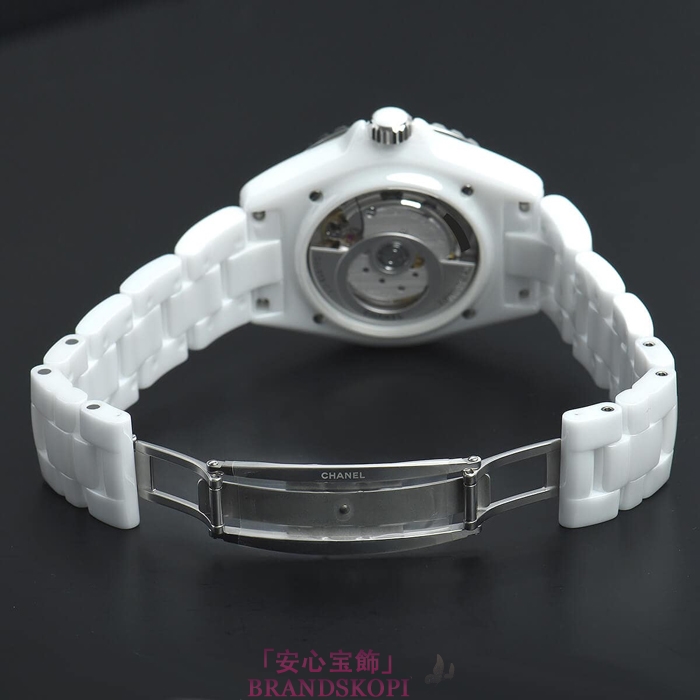 シャネルJ12時計メンズ 自動巻き ファントム キャリバー12.1 38MM 世界限定1200本 H6186