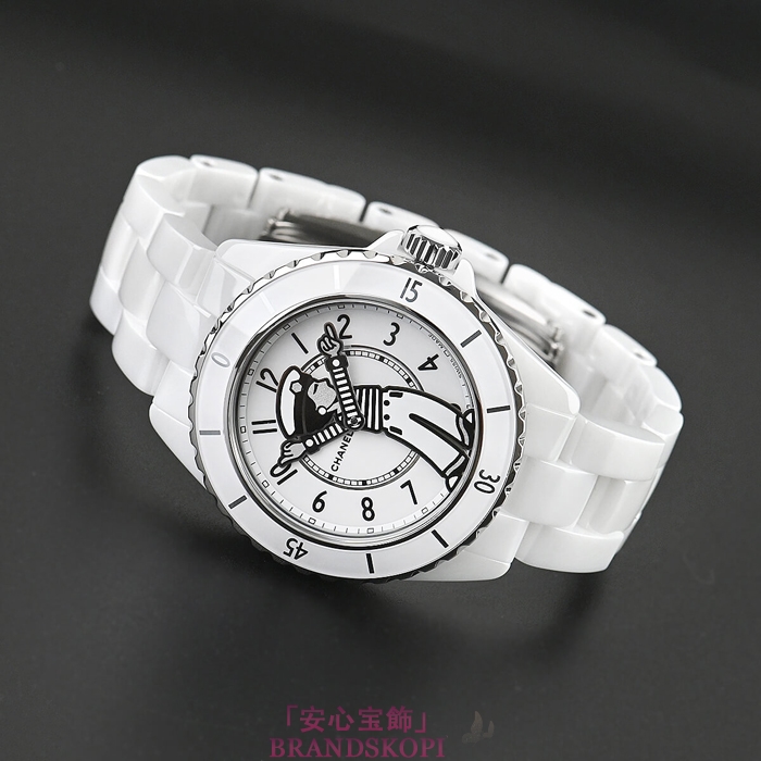 シャネルマドモアゼル J12 自動巻きラ パウザ 38MM H7481