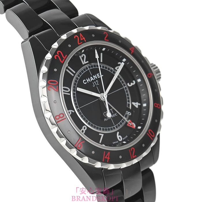 シャネルJ12時計メンズ 自動巻き GMT 42MM H2916