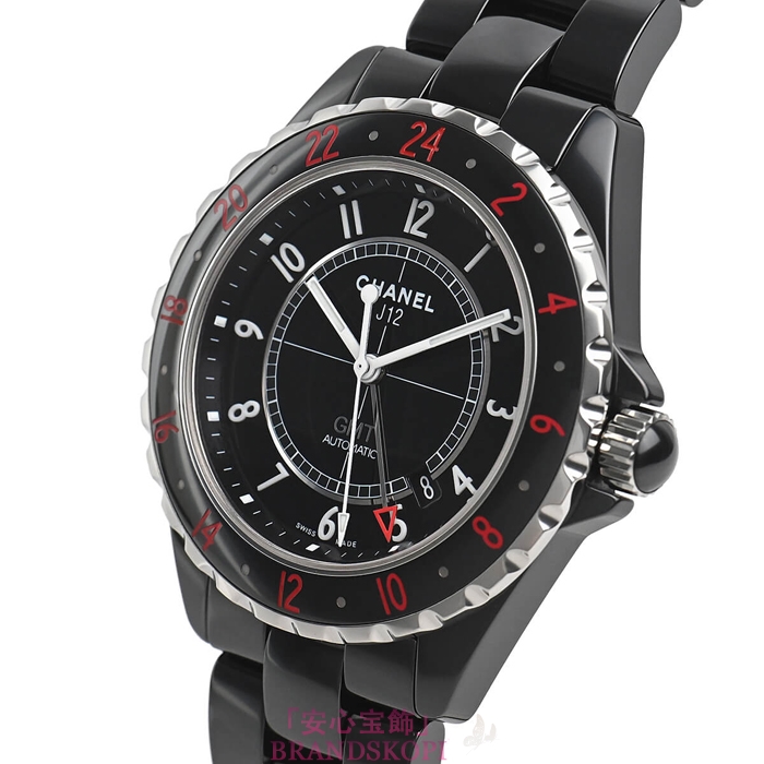 シャネルJ12時計メンズ 自動巻き GMT 42MM H2916